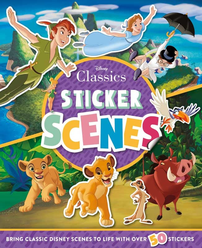 Disney classic sticker scenes