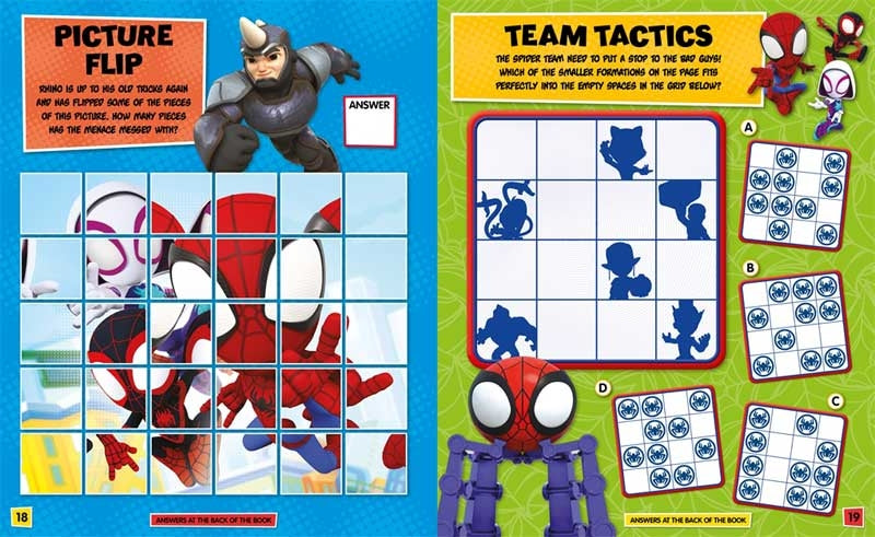 Spidey and his amazing friends giant sticker book