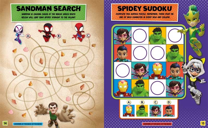 Spidey and his amazing friends giant sticker book