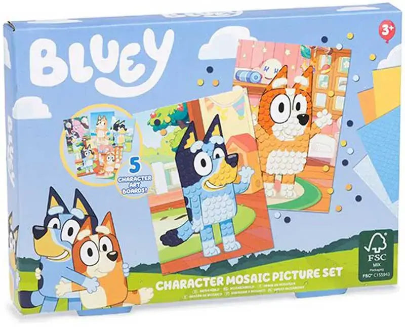 Bluey mosaic picture set